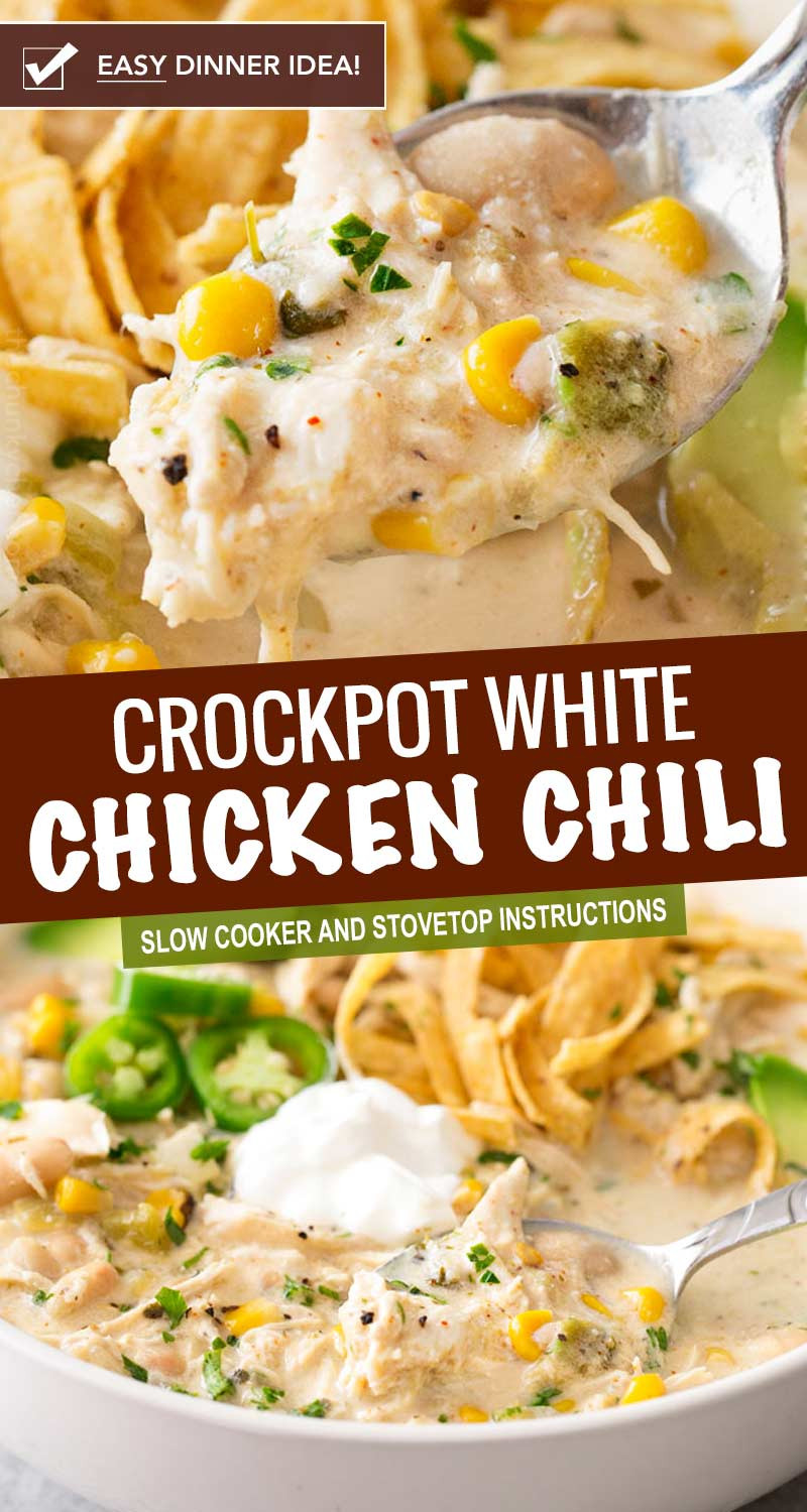Creamy White Chicken Chili Recipe
 Crockpot White Chicken Chili Contest Winning The