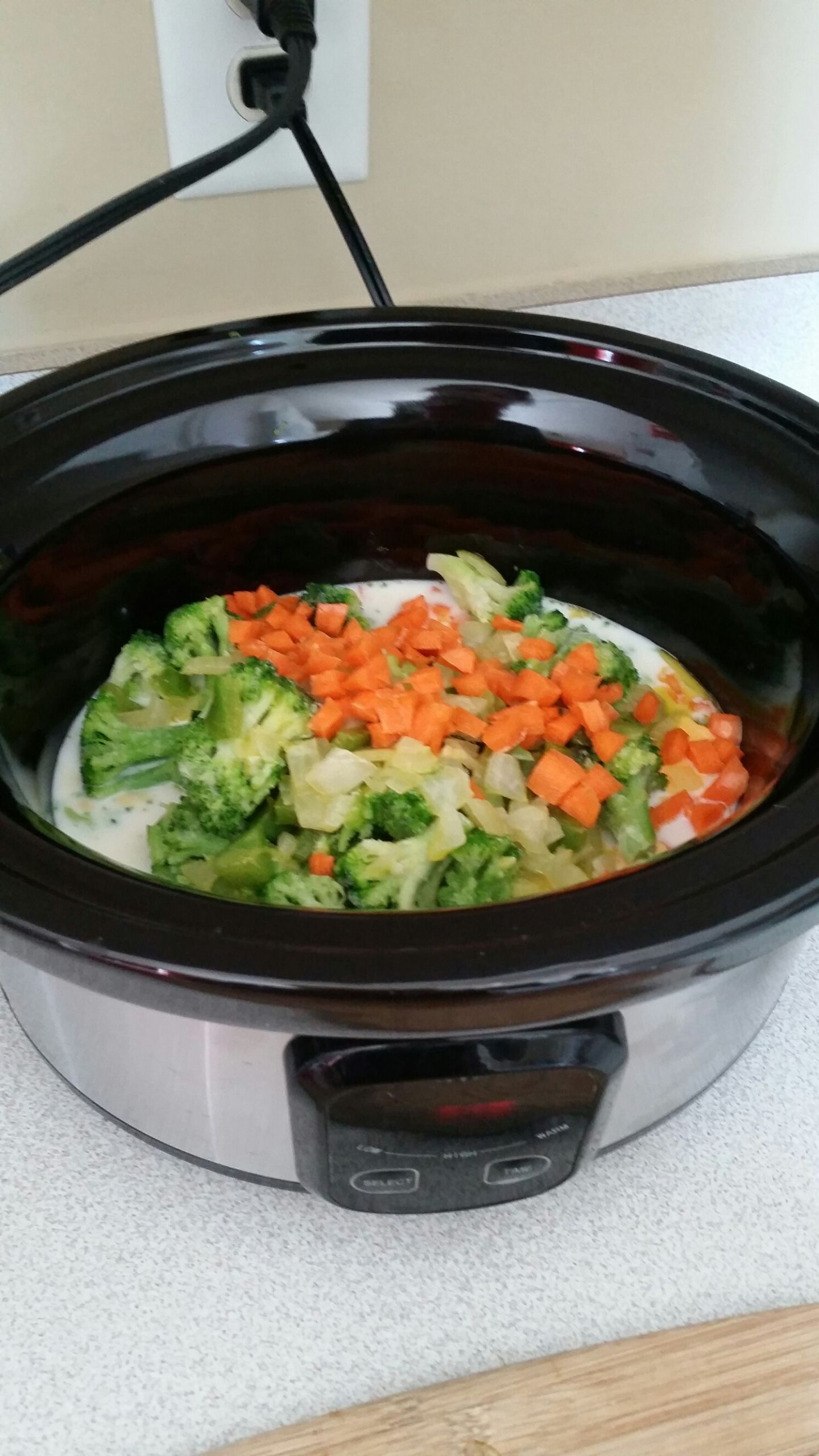 Crock Pot Broccoli Cheddar soup New Crock Pot Broccoli &amp; Cheddar soup – No Limits