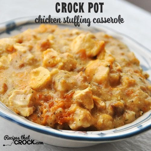 Crock Pot Chicken Casserole Recipe
 Crock Pot Chicken Stuffing Casserole Recipes That Crock