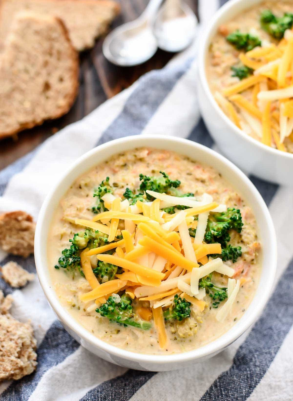 Crockpot Broccoli Cheese Soup
 Slow Cooker Broccoli Cheese Soup With Fresh Veggies