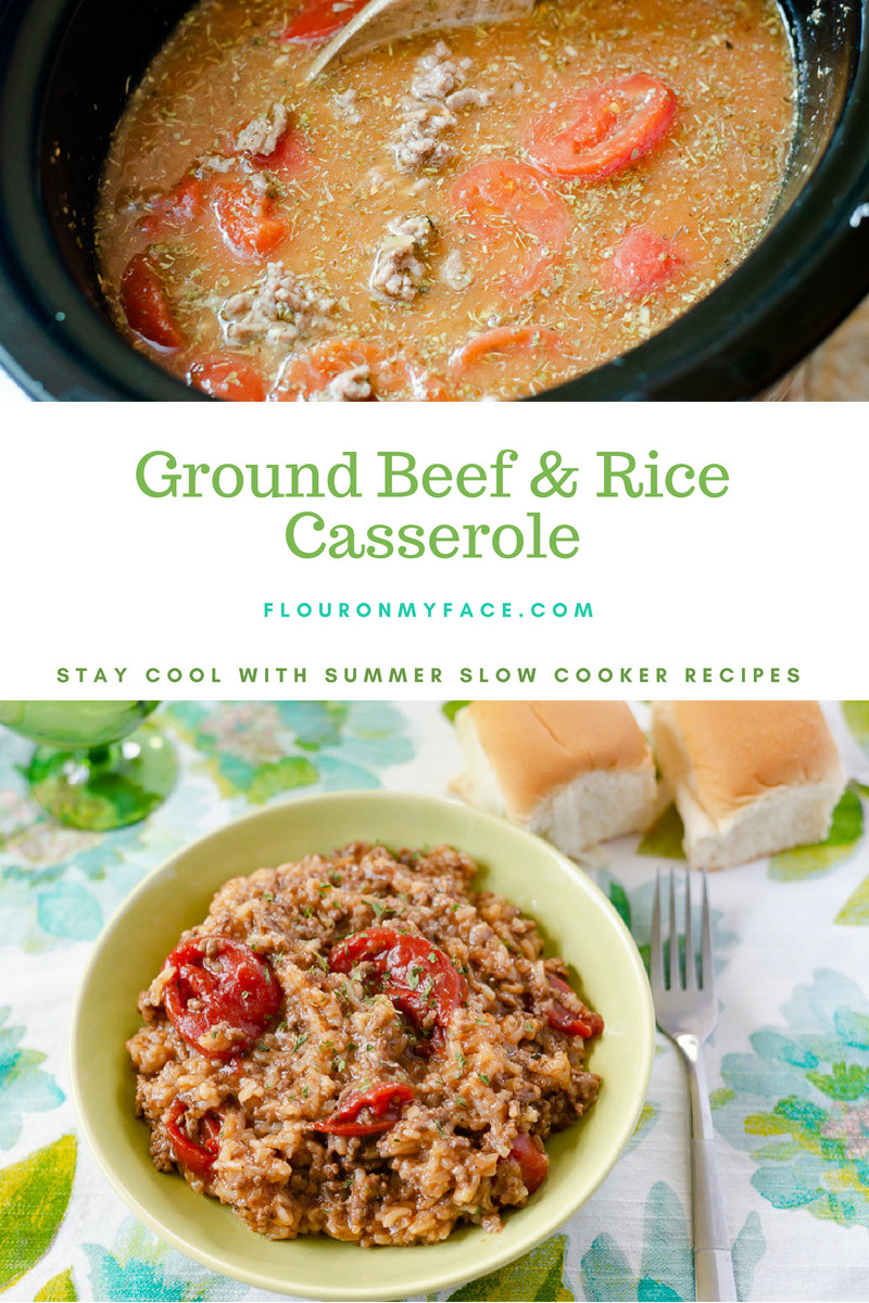 Crockpot Casseroles With Ground Beef
 Crock Pot Italian Ground Beef and Rice Casserole Flour
