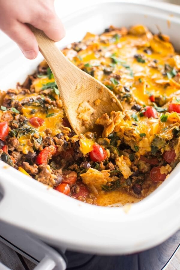 Crockpot Casseroles With Ground Beef
 Slow Cooker Healthy Taco Casserole Slow Cooker Gourmet