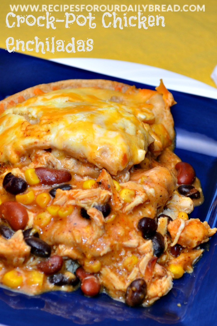 Crockpot Chicken Enchiladas
 Page not found Recipes For Our Daily Bread