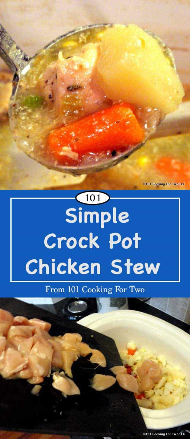 Crockpot Chicken Stew
 Simple Crock Pot Chicken Stew