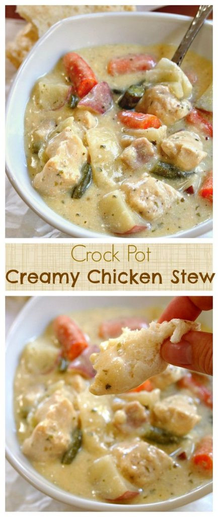 Crockpot Chicken Stew
 Crockpot Soup Recipes Perfect for Fall landeelu