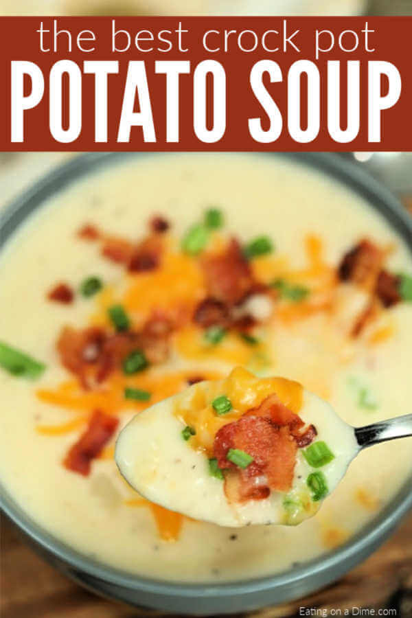 Crockpot Potato Soup Easy
 Easy Crock Pot Potato Soup Crock Pot Loaded Potato Soup