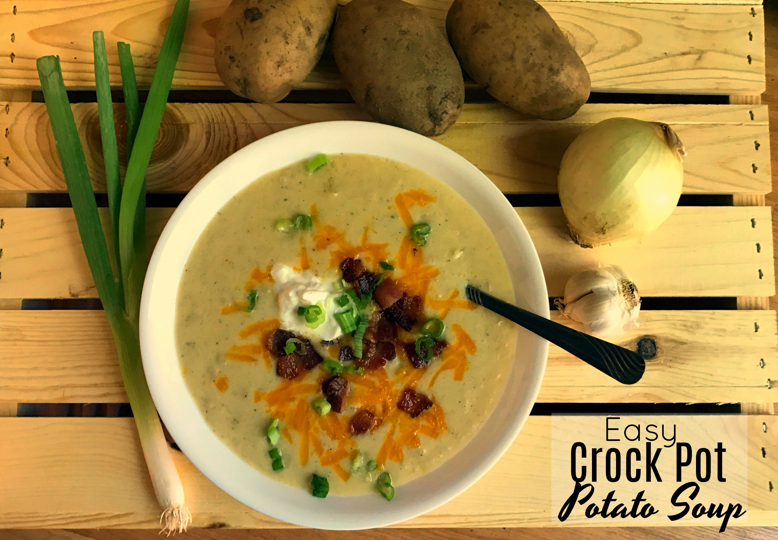 Crockpot Potato Soup Easy
 Easy Crock Pot Potato Soup Aunt Bee s Recipes
