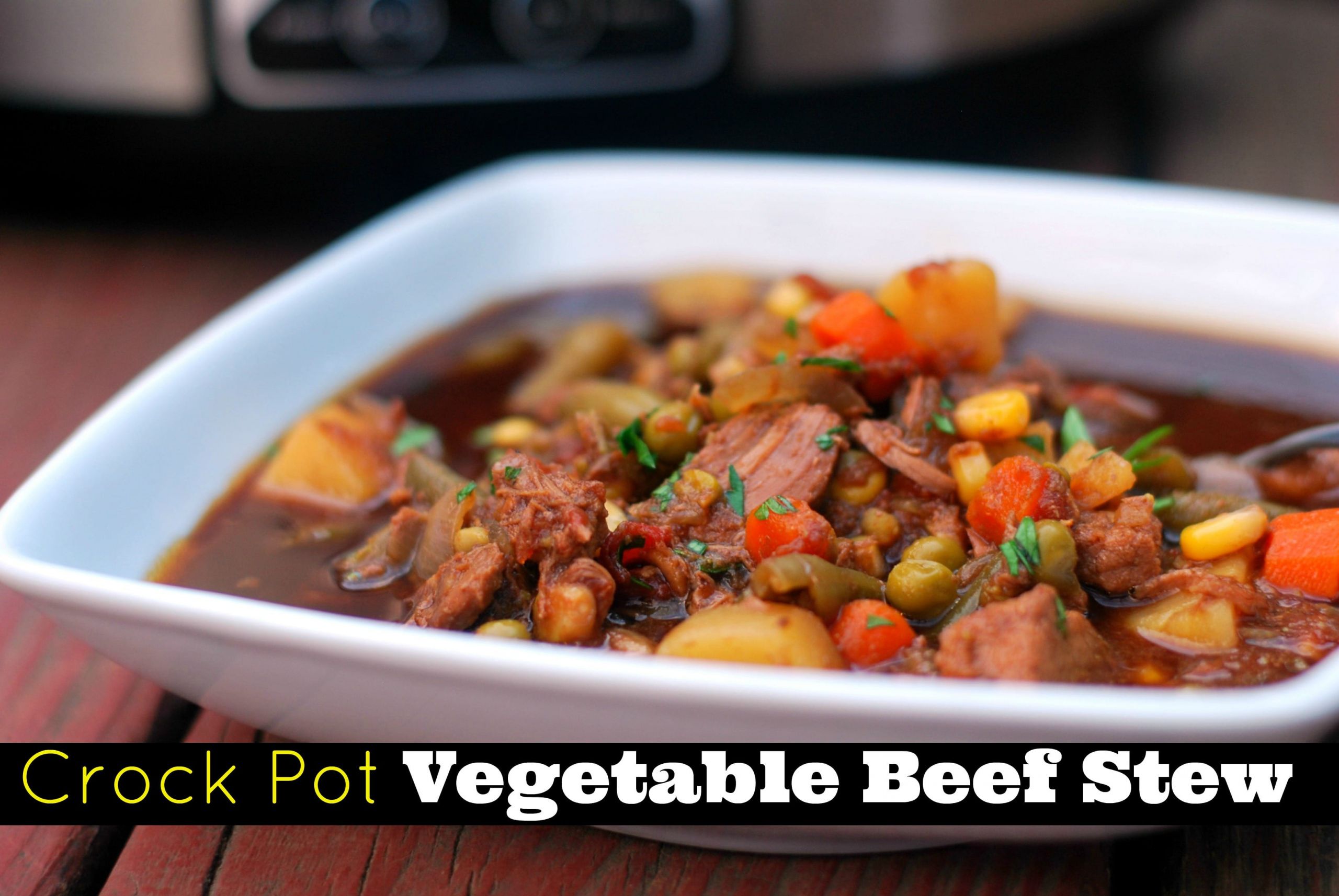 Crockpot Recipes For Beef Stew
 Crock Pot Ve able Beef Stew Aunt Bee s Recipes