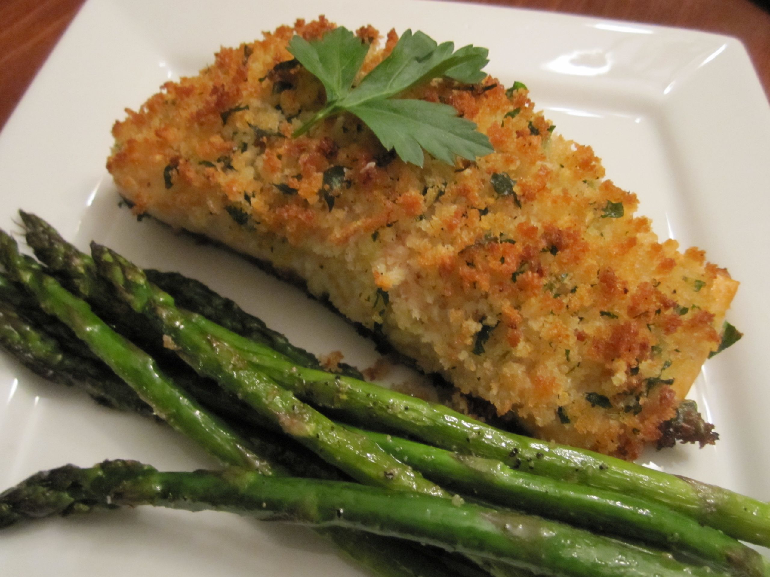 Crusted Fish Recipes
 panko crusted baked salmon