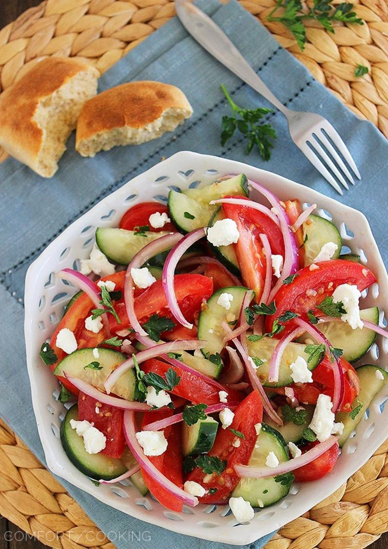 Cucumber Red Onion Salad
 Easy Tomato Cucumber and Red ion Salad – The fort of