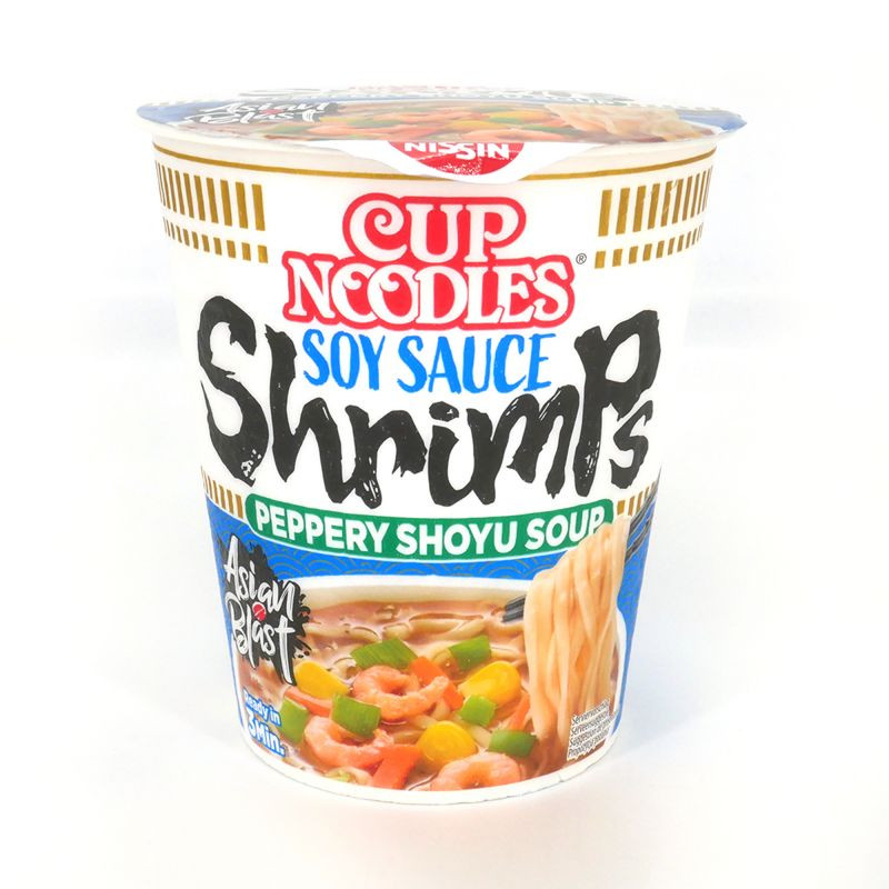 Cup Noodles Shrimp
 Cup of Instant Ramen with shrimp flavor NISSIN CUP NOODLE