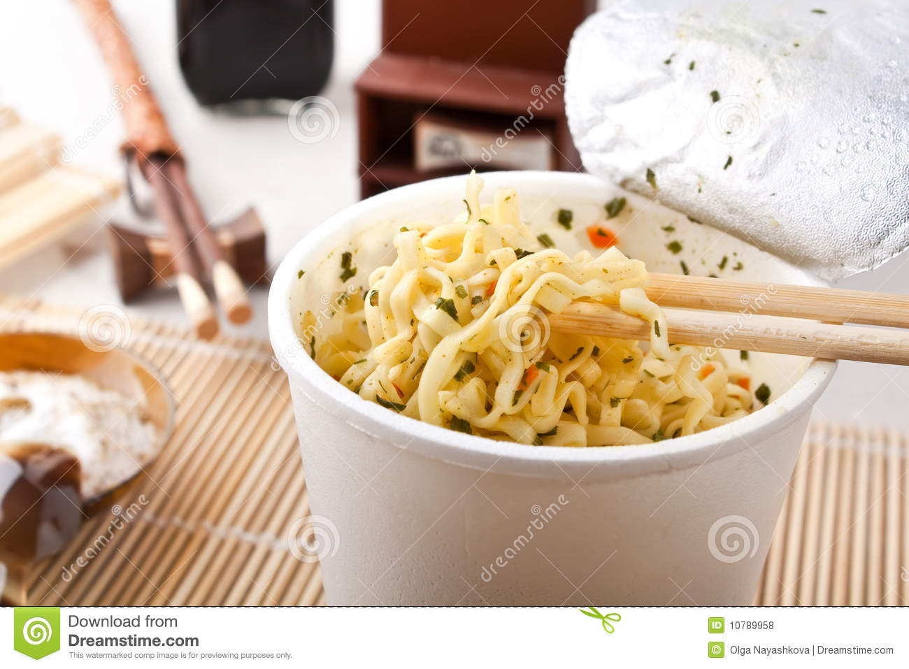 Cup Ramen Noodles
 Cup of ramen noodles stock photo Image of asian meal