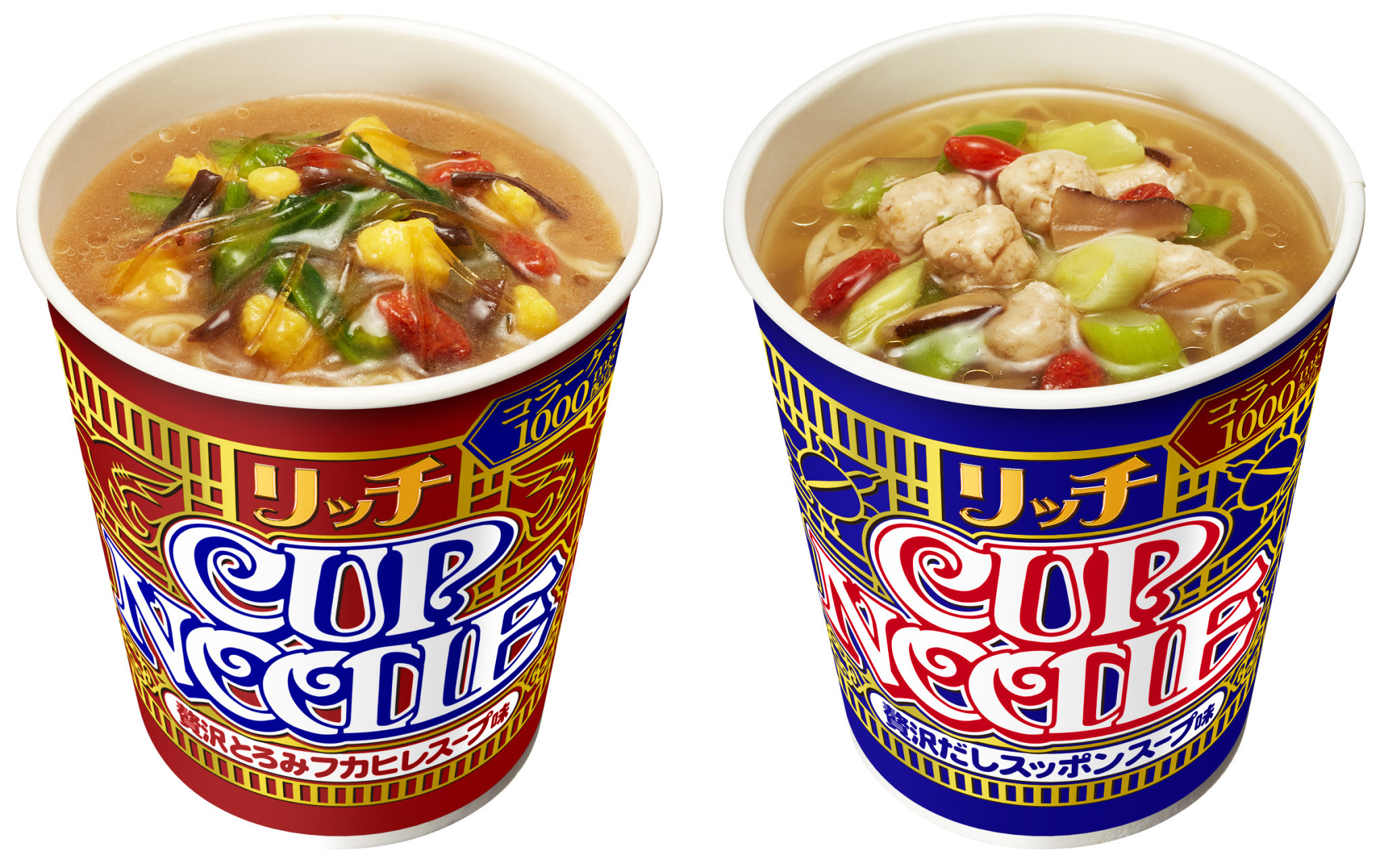 Cup Ramen Noodles
 Cup Noodle brand new “Luxury Shark Fin” and “Softshell