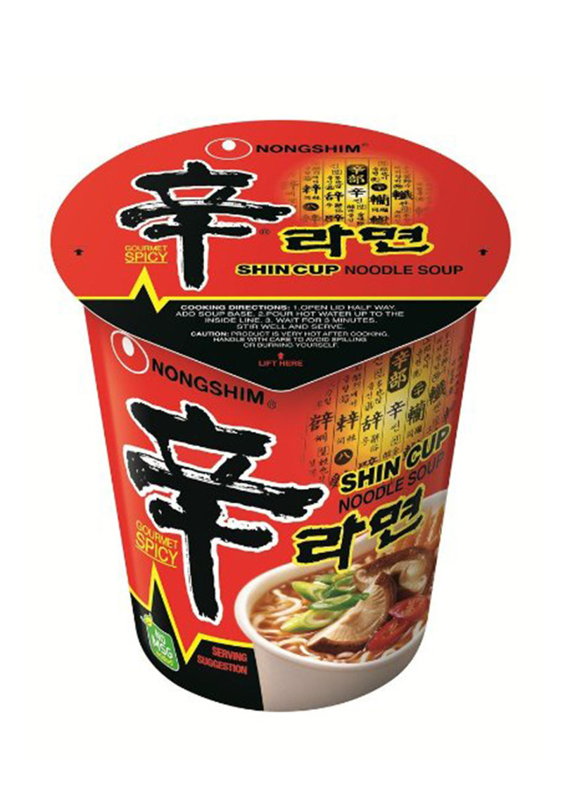 Cup Ramen Noodles
 Shin Ramen Cup