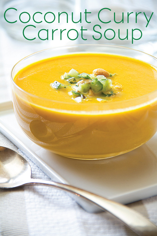 Curry Carrot Soup
 Coconut Curry Carrot Soup to Bring to a Dinner Party