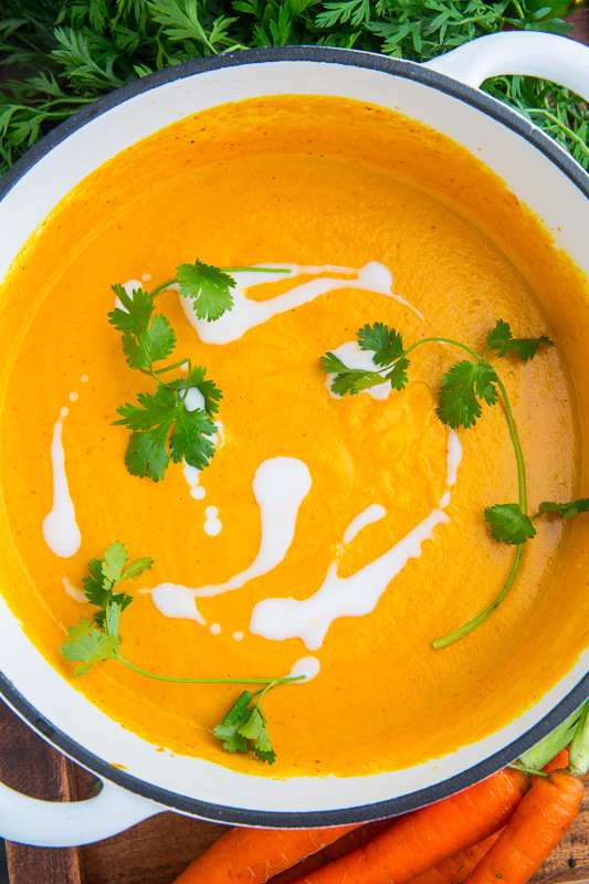 Curry Carrot Soup
 Creamy Curried Coconut Carrot Soup Recipe on Closet Cooking