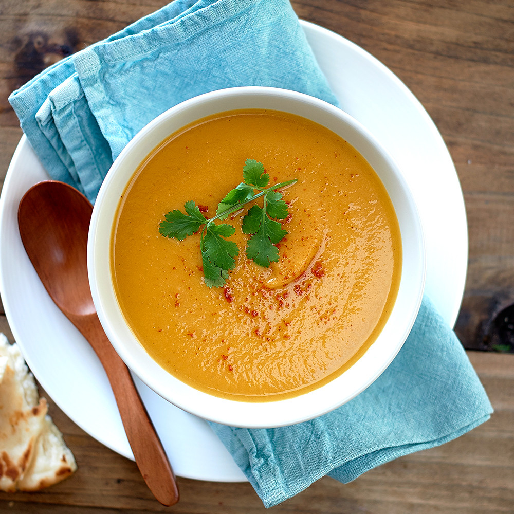 Curry Carrot Soup
 Curried Carrot Soup Healthier Happier