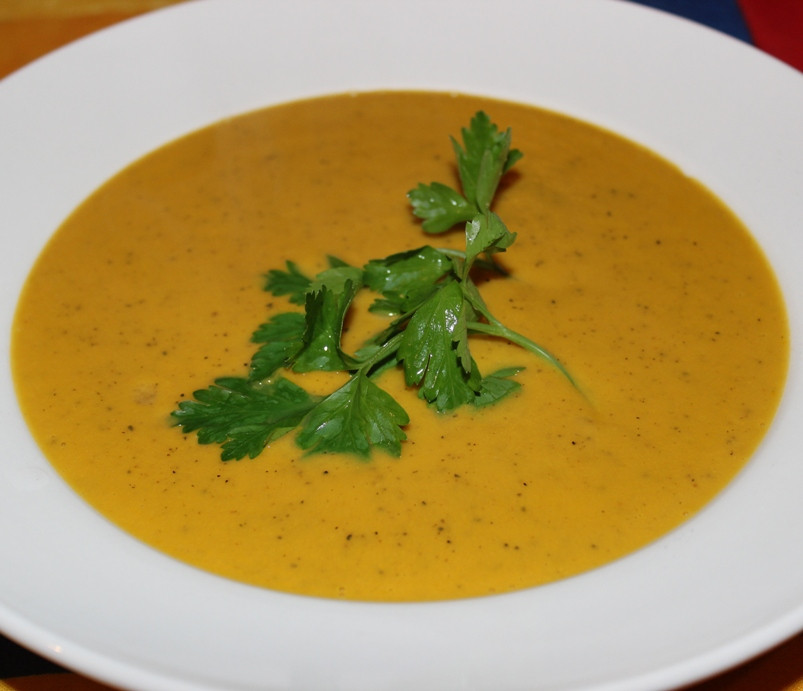 Curry Carrot Soup
 Curried carrot soup Indian recipe
