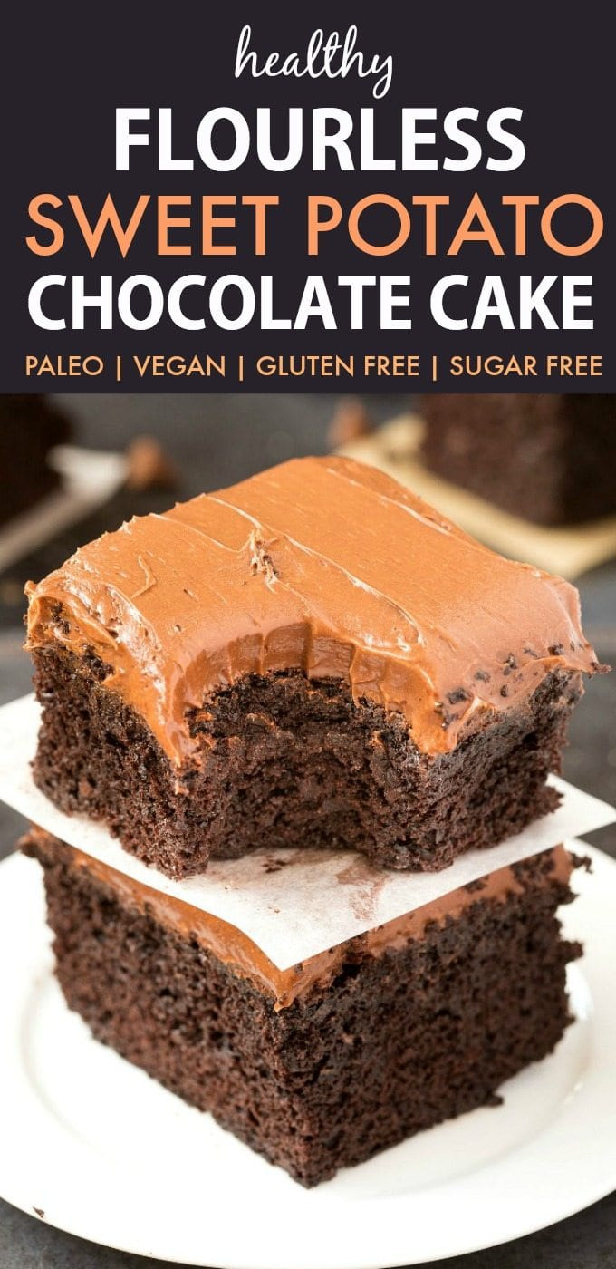 Dairy Free Cake Recipes Easy
 Flourless Sweet Potato Chocolate Cake Paleo Vegan