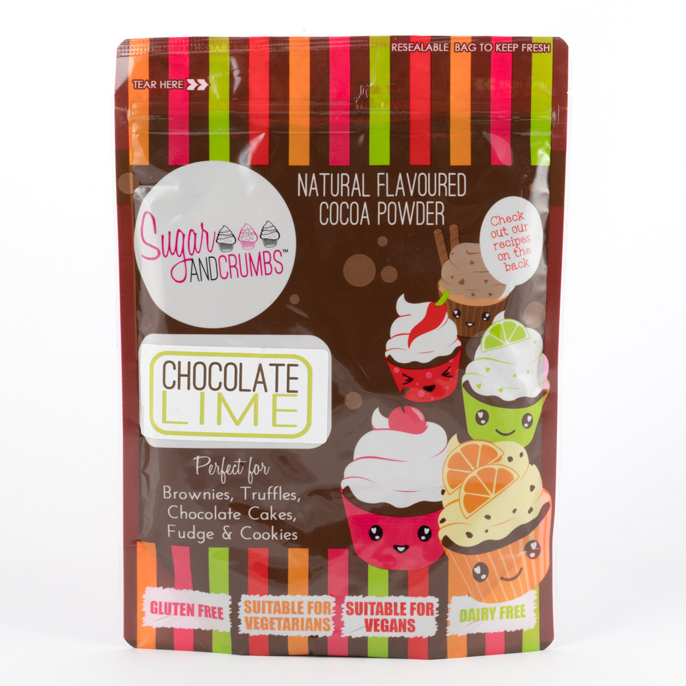 Dairy Free Cocoa Powder
 250g Chocolate Lime Natural Flaoured Cocoa Powder Dairy