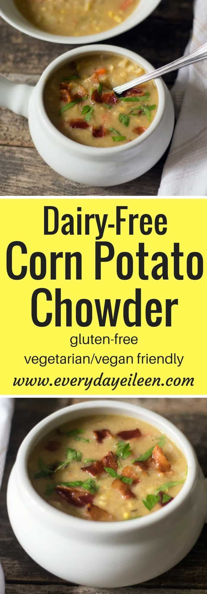 Dairy Free Corn Chowder
 Dairy Free Corn Potato Chowder Everyday Eileen