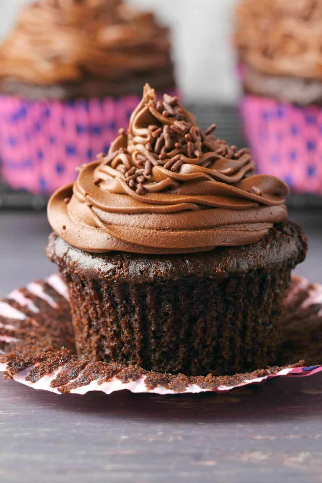 Dairy Free Cupcake Recipes
 Gluten Free Chocolate Cupcakes with Chocolate Buttercream
