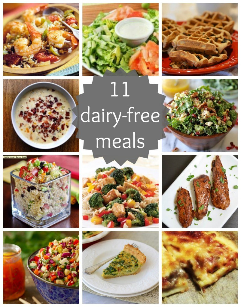 Dairy Free Dinners
 11 Dairy Free Meals