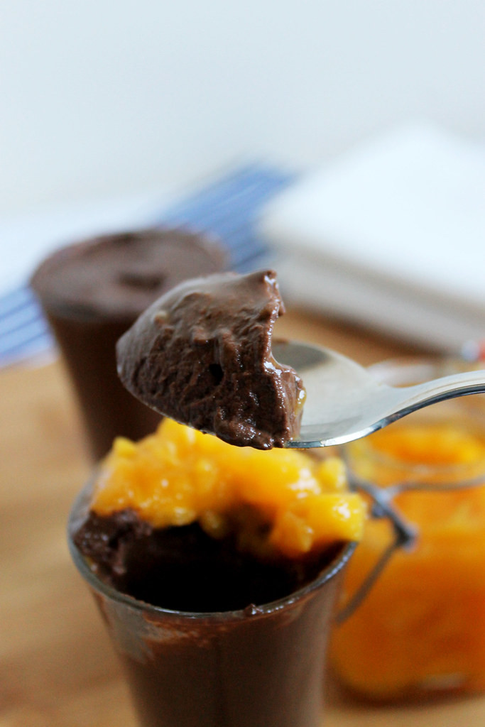 Dairy Free Mousse
 Dairy Free Chocolate Mousse with Mango Lime and Ginger