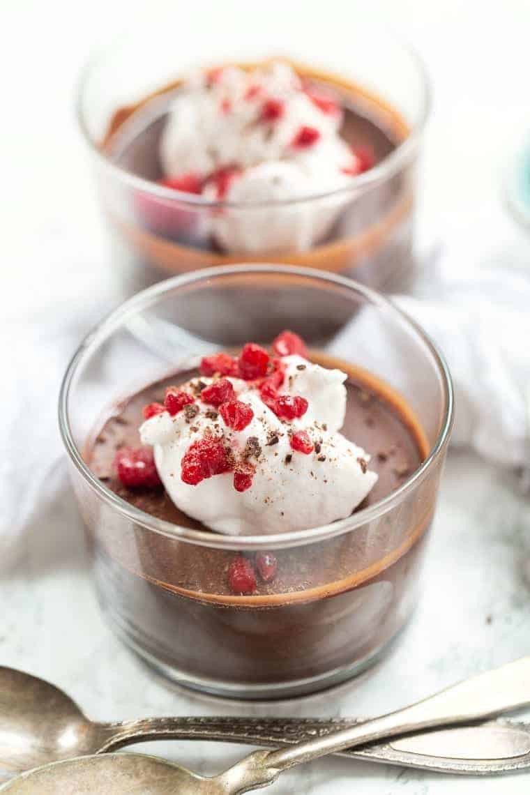 Dairy Free Mousse
 Dairy Free Chocolate Mousse with Quinoa Topping