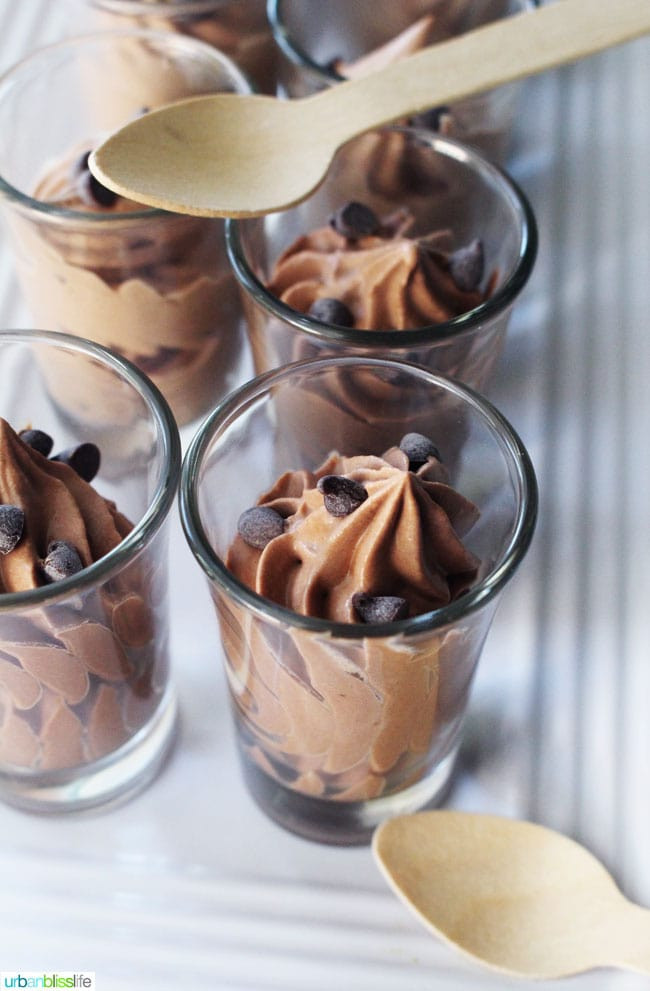 Dairy Free Mousse
 Food Bliss Dairy Free Chocolate Mousse Shots Urban
