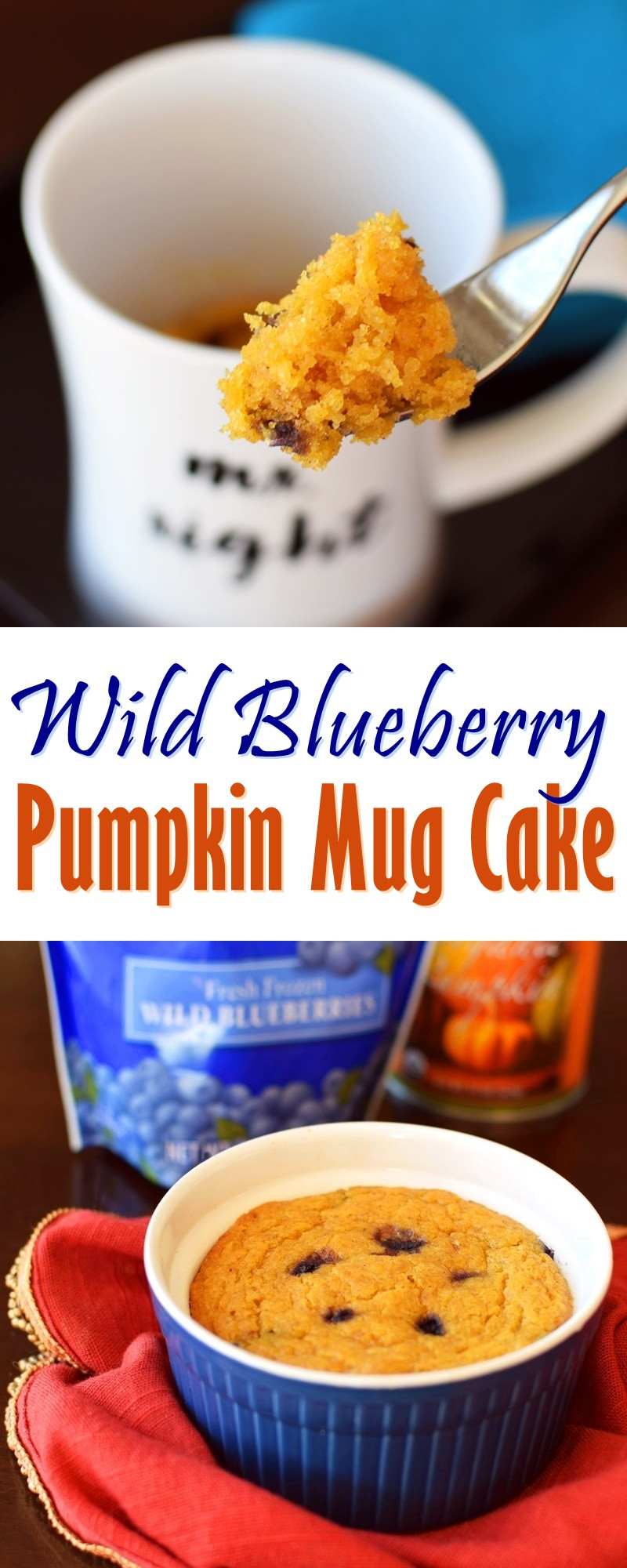 Dairy Free Mug Cake
 Wild Blueberry Pumpkin Mug Cake Recipe Dairy Free