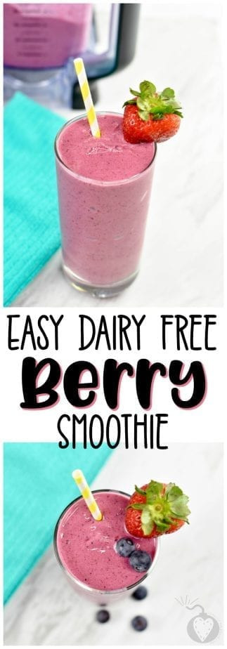 Dairy Free Smoothies
 Easy Dairy Free Berry Smoothie