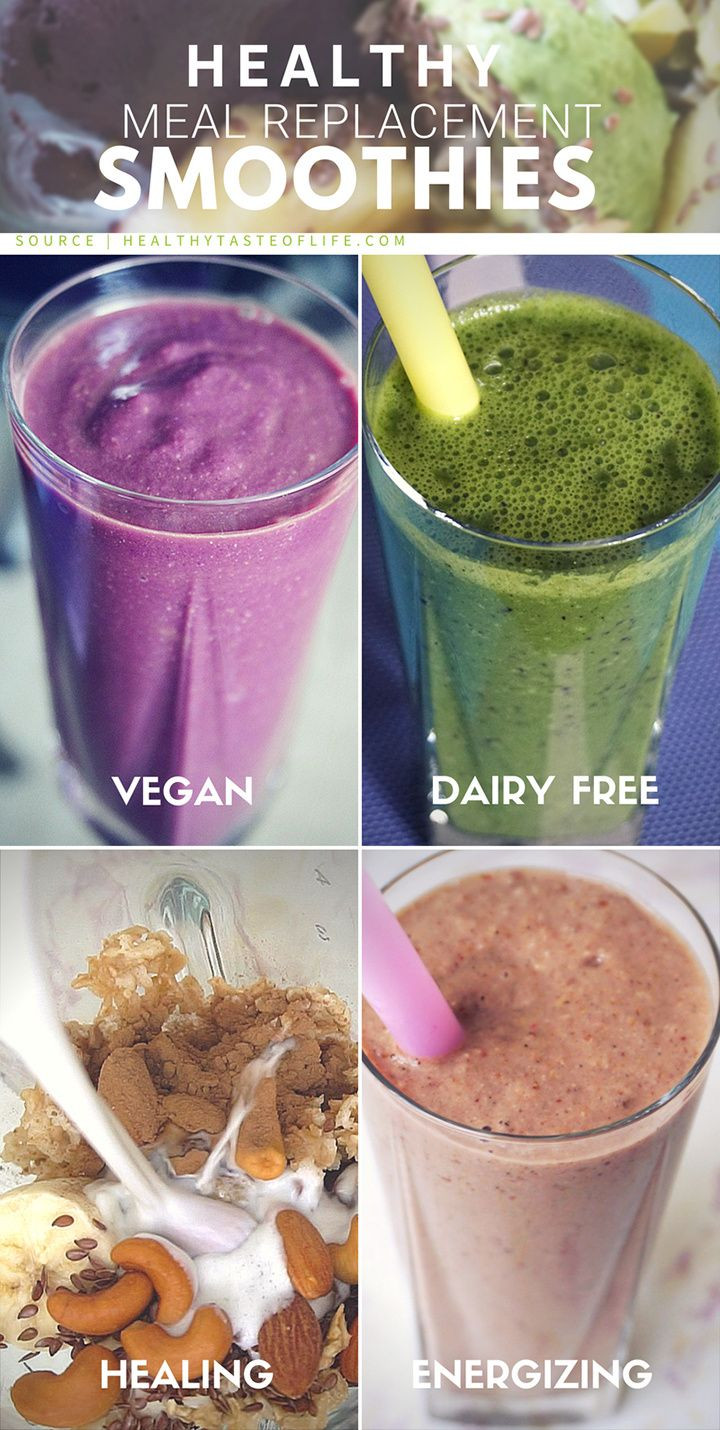 Dairy Free Smoothies For Weight Loss
 Healthy Vegan Meal Replacement Smoothies Gluten Free