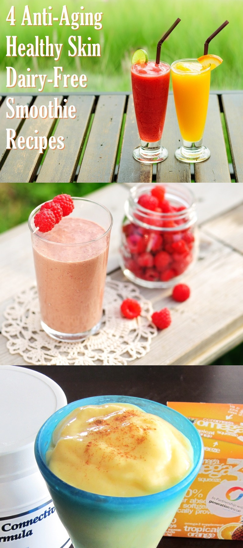 Dairy Free Smoothies
 4 Anti Aging Dairy Free and Healthy Skin Smoothie Recipes
