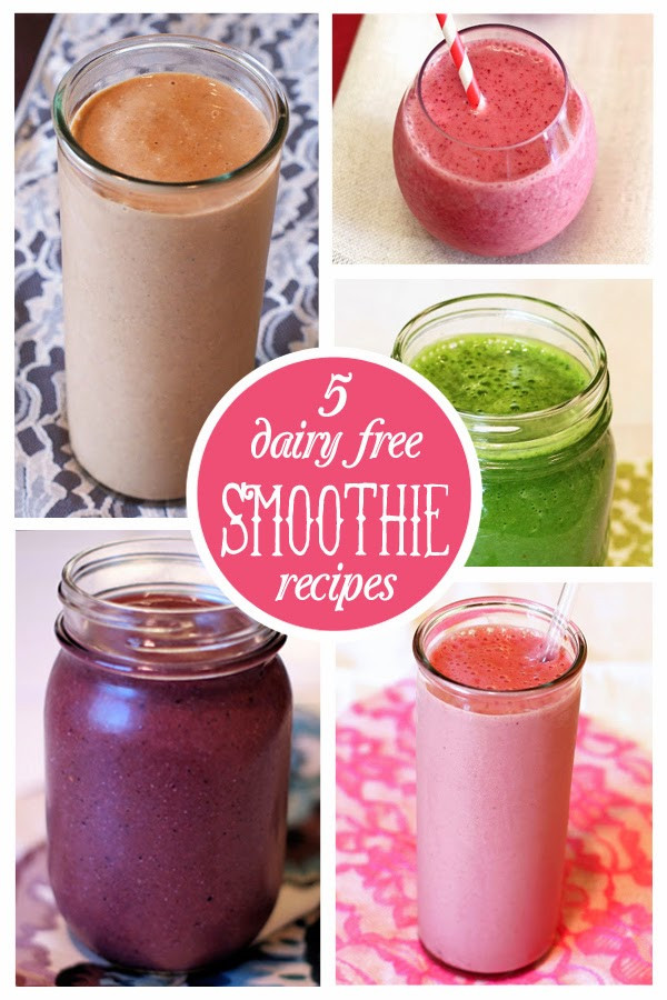 Dairy Free Smoothies
 guest post 5 dairy free smoothie recipes Sarah Bakes