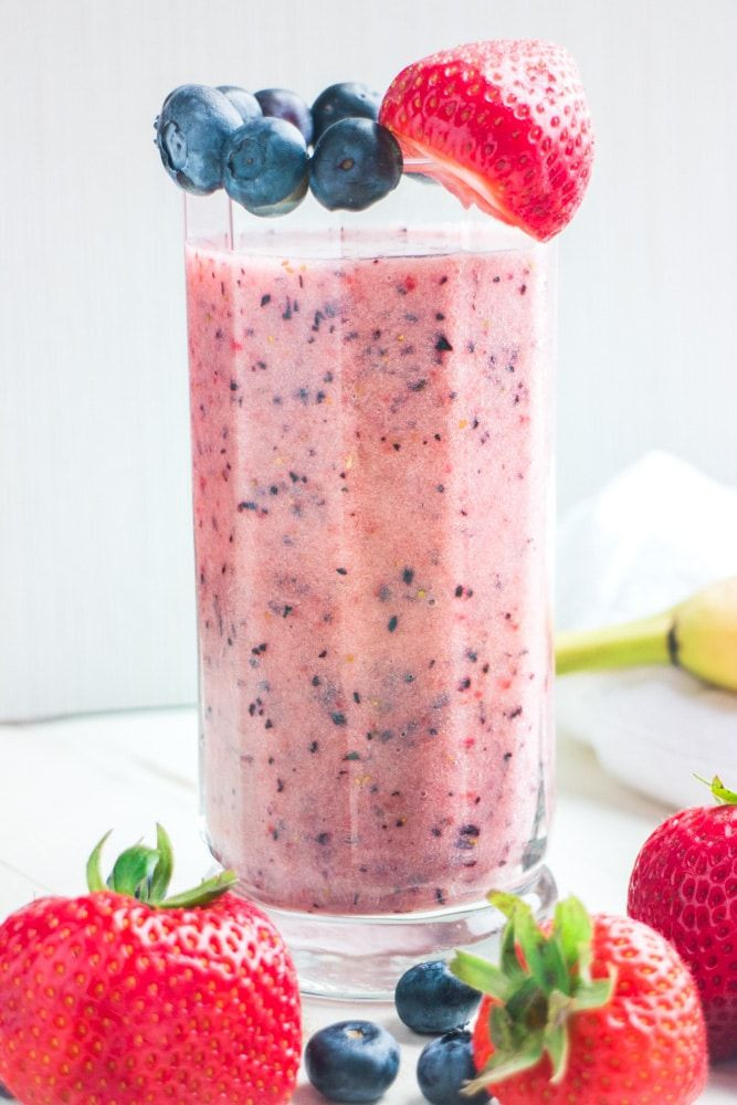 Dairy Free Weight Loss Smoothies
 Banana Strawberry Blueberry Smoothie Dairy Free