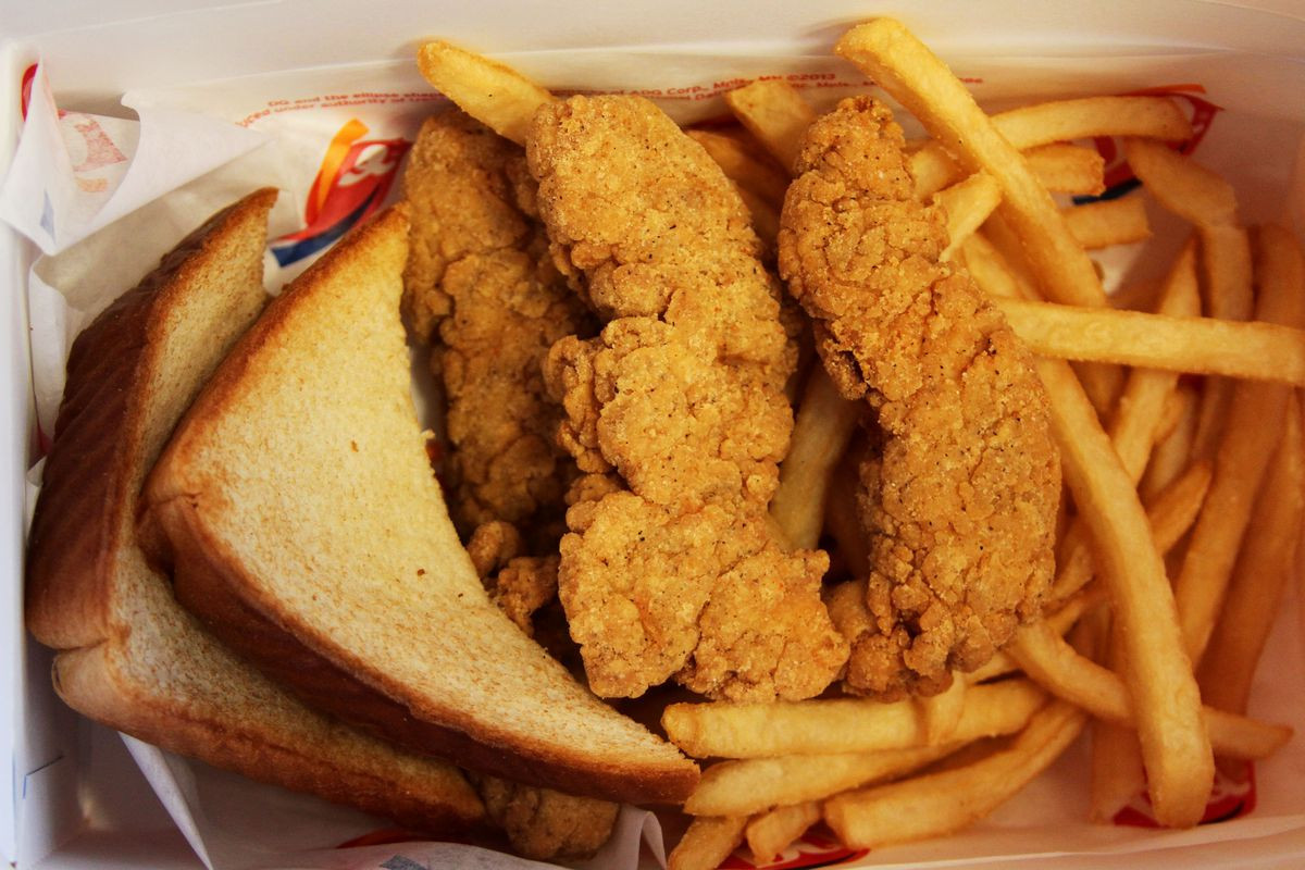 Dairy Queen Chicken Tenders
 Texas Toast Explained Eater