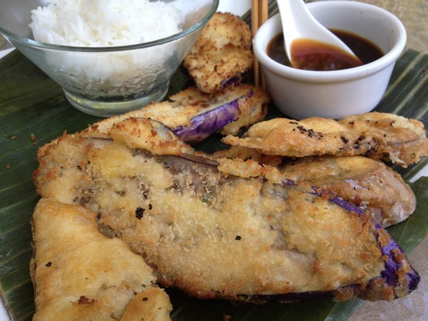 Deep Fried Eggplant
 Japanese Eggplant Tempura with Dipping Soy Sauce Favorite