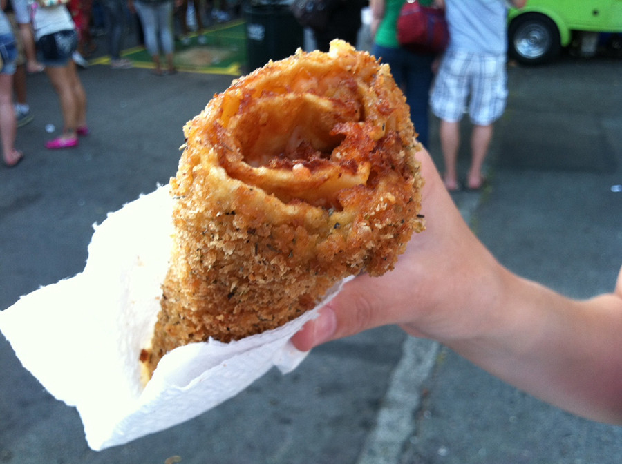 Deep Fried Lasagna
 Chow Down at the Bite of Seattle