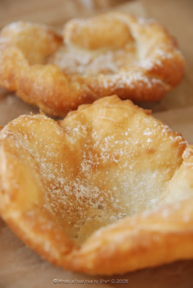 Deep Fried Pizza Dough
 Whisk a food blog Daring Bakers—Pizza