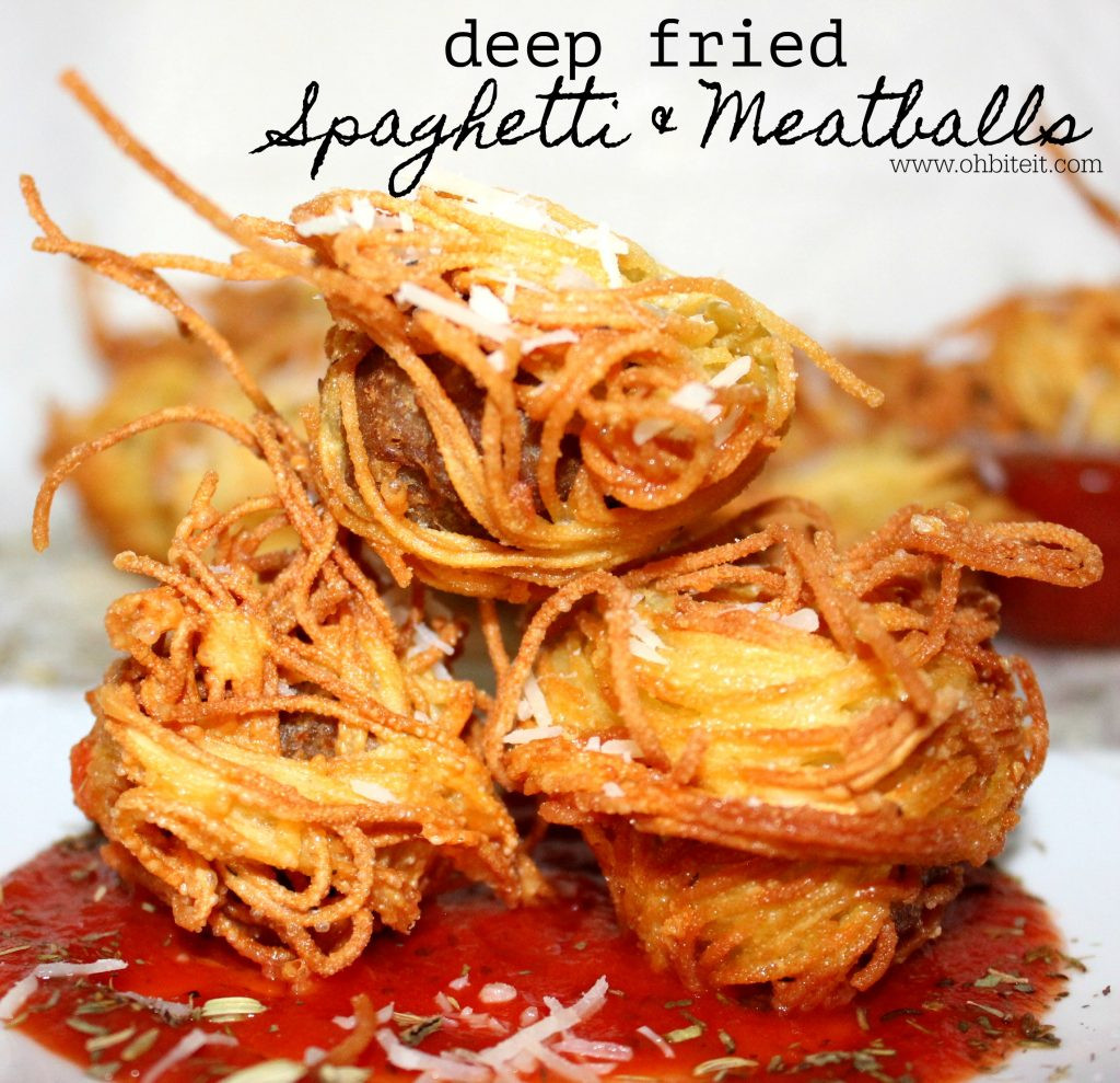 Deep Fried Spaghetti Best Of Deep Fried Spaghetti &amp; Meatballs