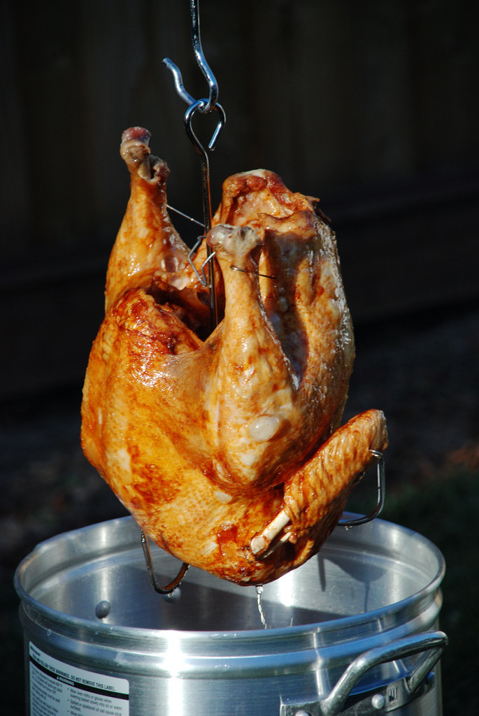 Deep Fried Whole Turkey
 5 Steps For Deep Frying a Turkey Without Burning Your