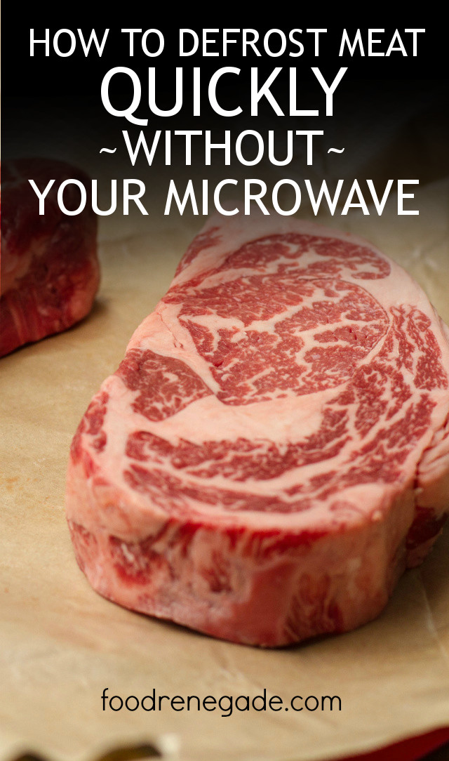 Defrost Ground Beef Fast
 How to Defrost Meat Quickly WITHOUT Your Microwave