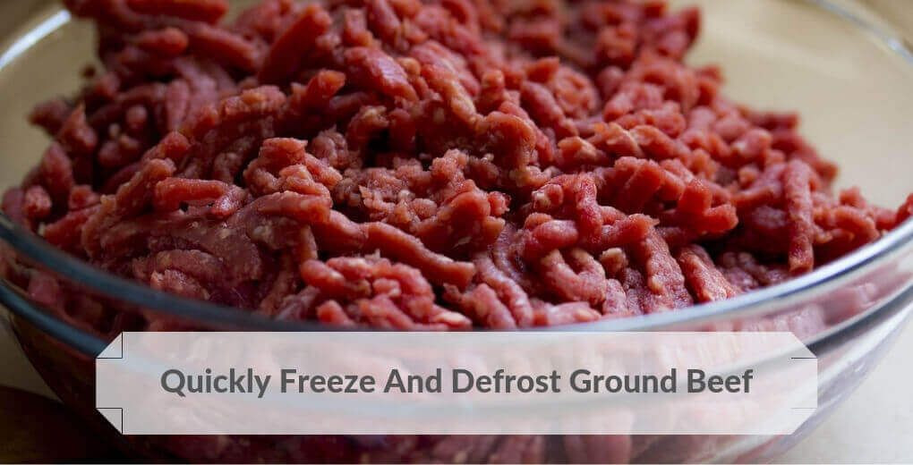 Defrost Ground Beef Fast
 How To Freeze And Defrost Ground Beef The Easy Way