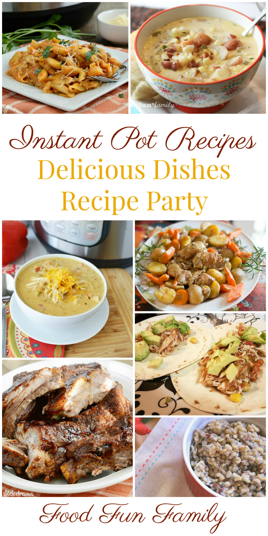 Delicious Instant Pot Recipes
 Instant Pot Recipes – a Delicious Dishes Recipe Party