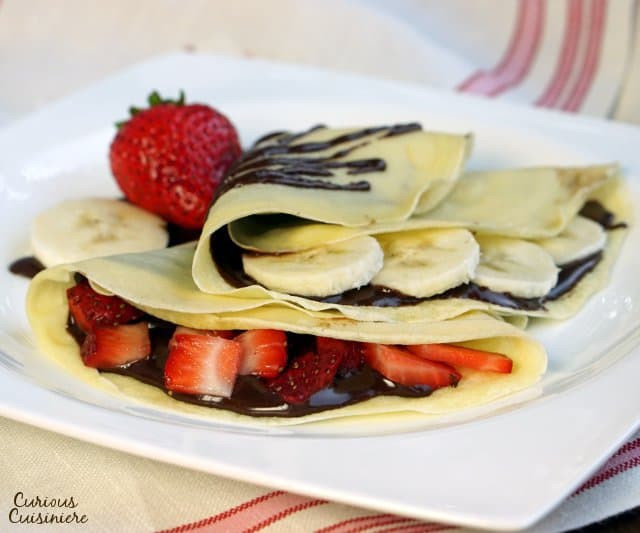 Dessert Crepe Recipe
 Sweet French Crepes • Curious Cuisiniere
