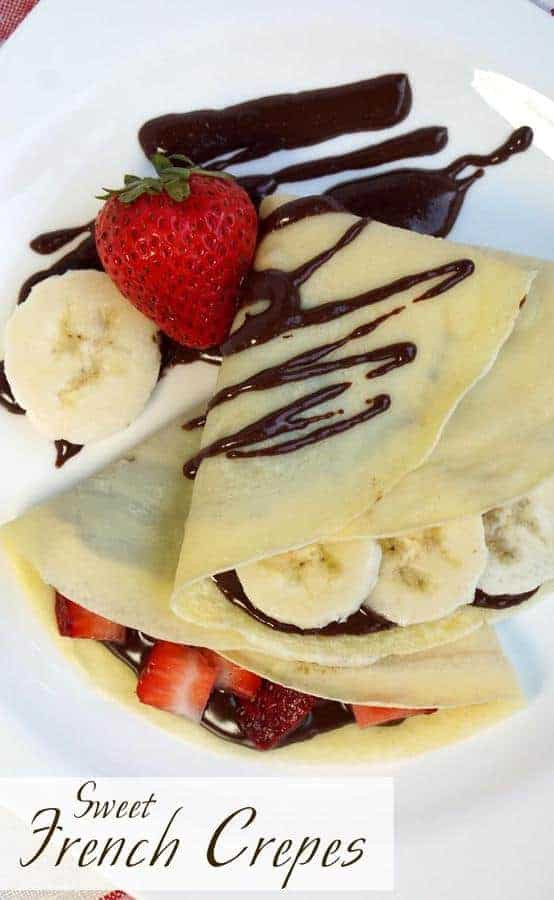 Dessert Crepe Recipe
 Sweet French Crepes • Curious Cuisiniere
