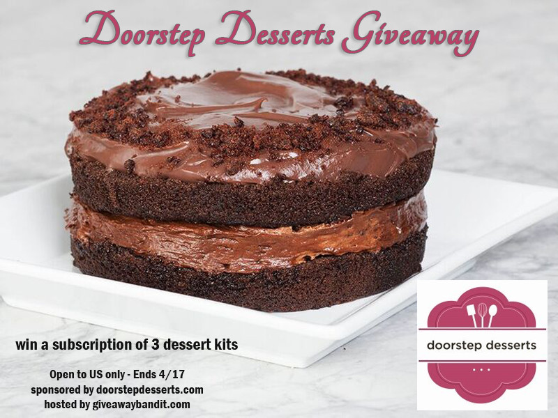 Desserts Delivered To Your Door
 Doorstep Desserts Giveaway The Bandit Lifestyle