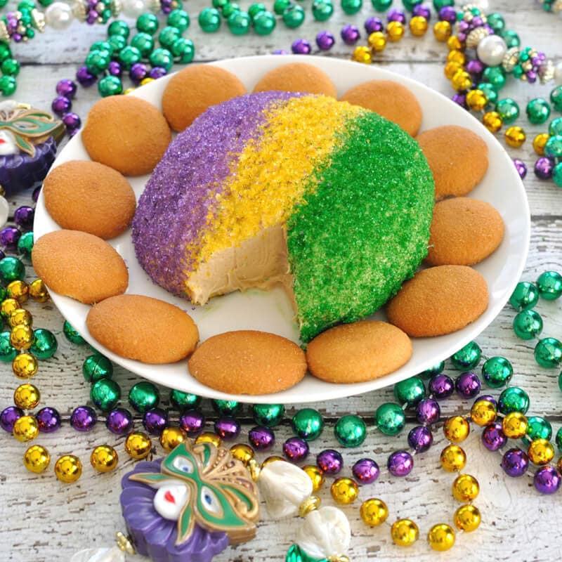 Desserts For Mardi Gras
 King Cake Cheese Ball for Mardi Gras Dip Recipe Creations