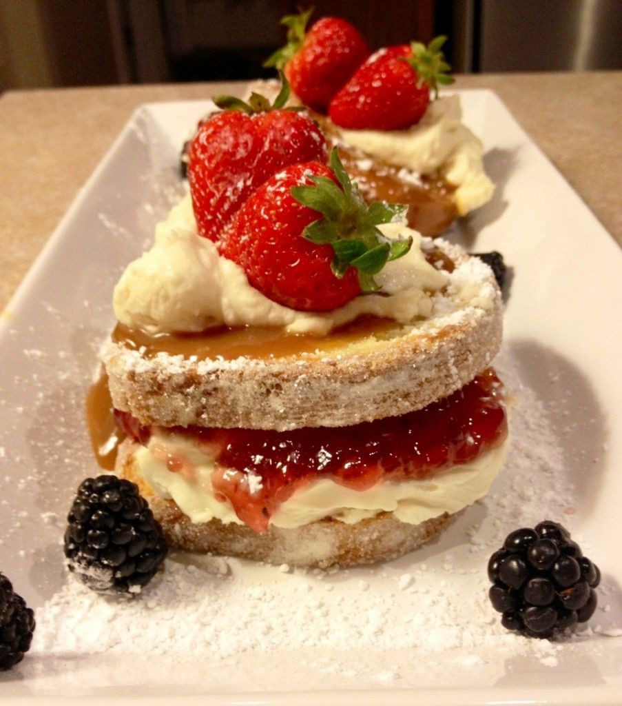 Desserts With Heavy Cream
 Strawberries and Cream Dessert Grilled Cheese